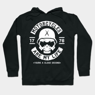 BIKER - MOTORCYCLES ARE MY LIFE Hoodie